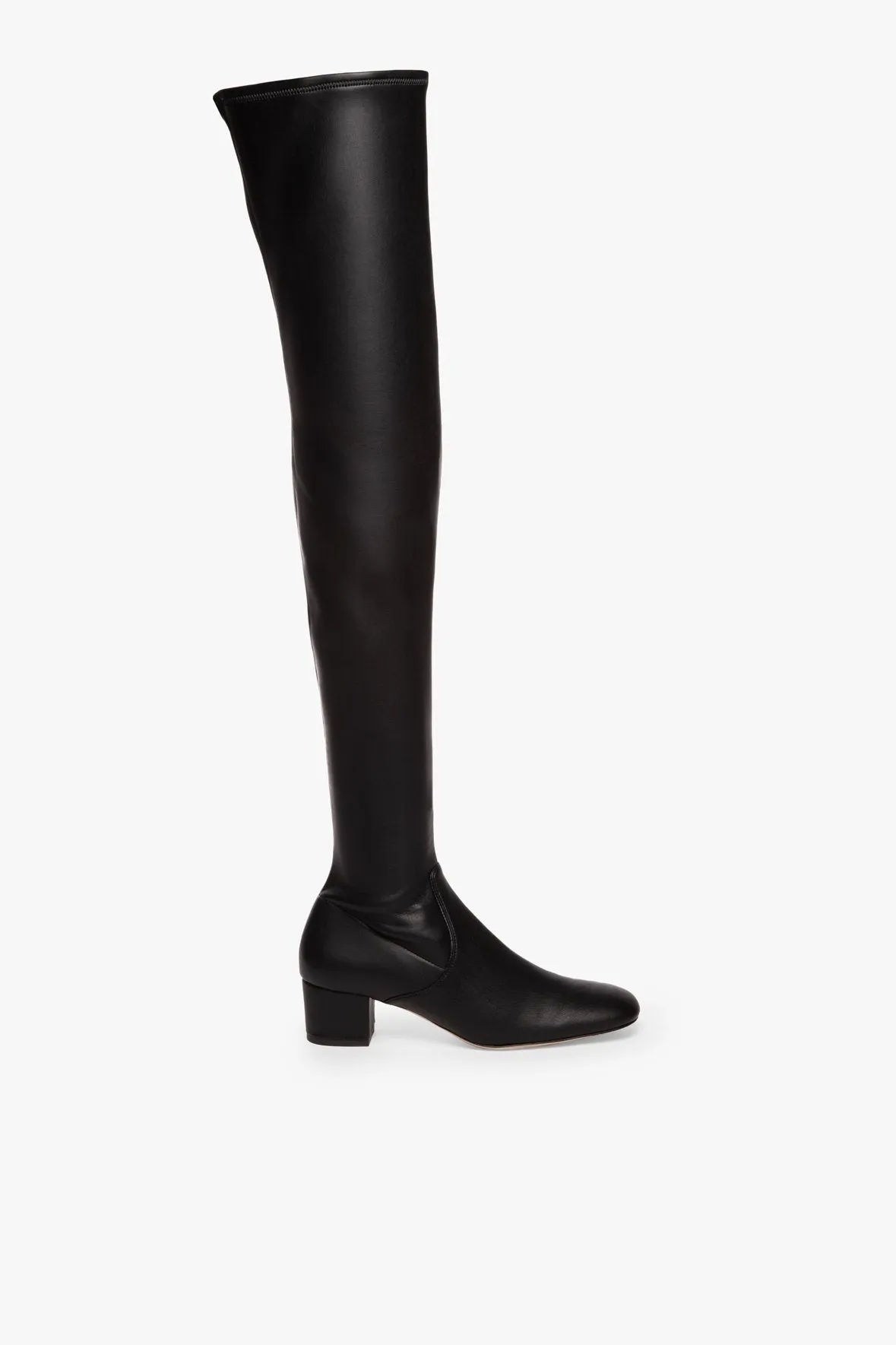 AIMEE BOOT | BLACK VEGAN LEATHER