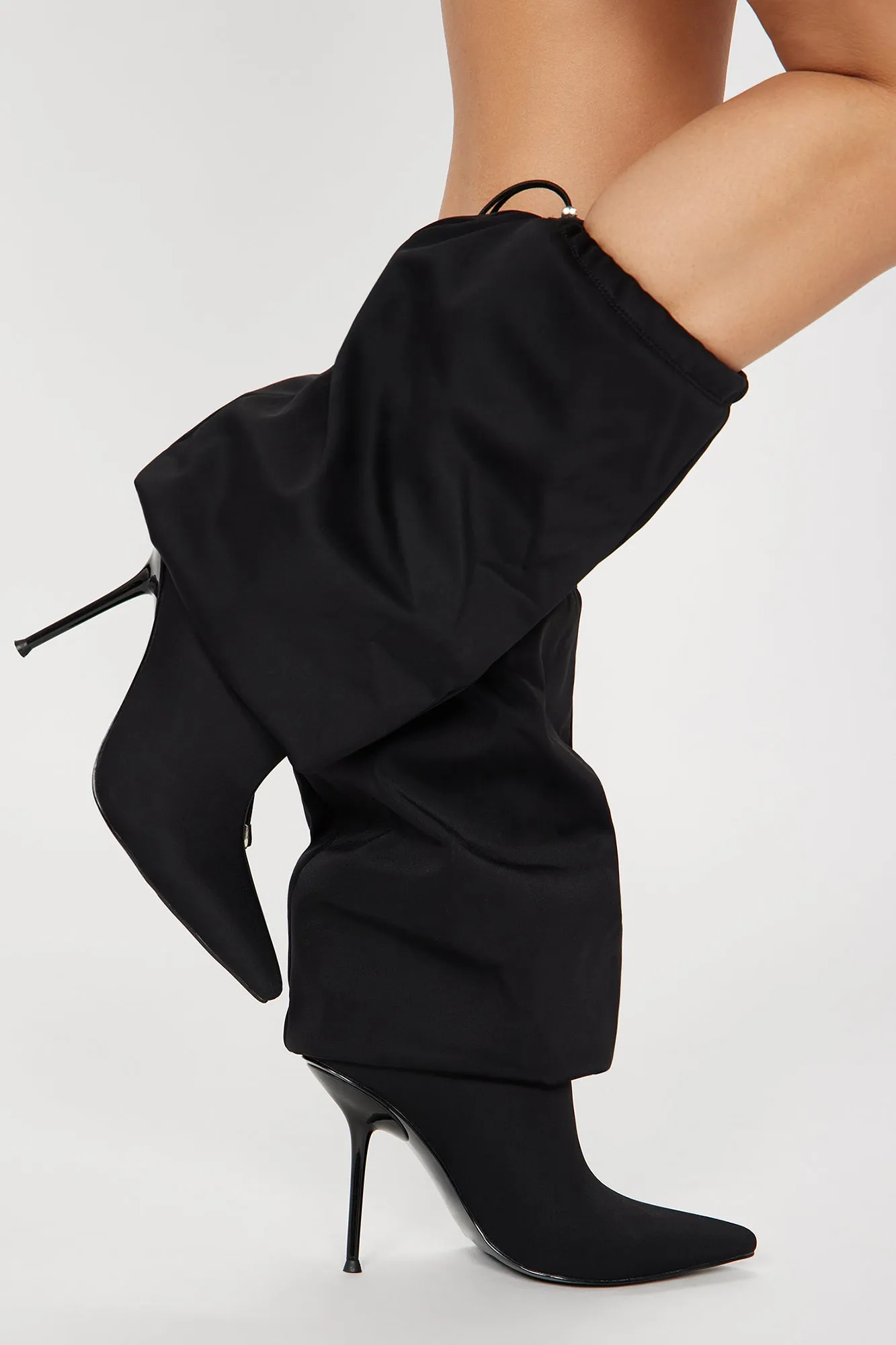 Amiah Heeled Boots - Black