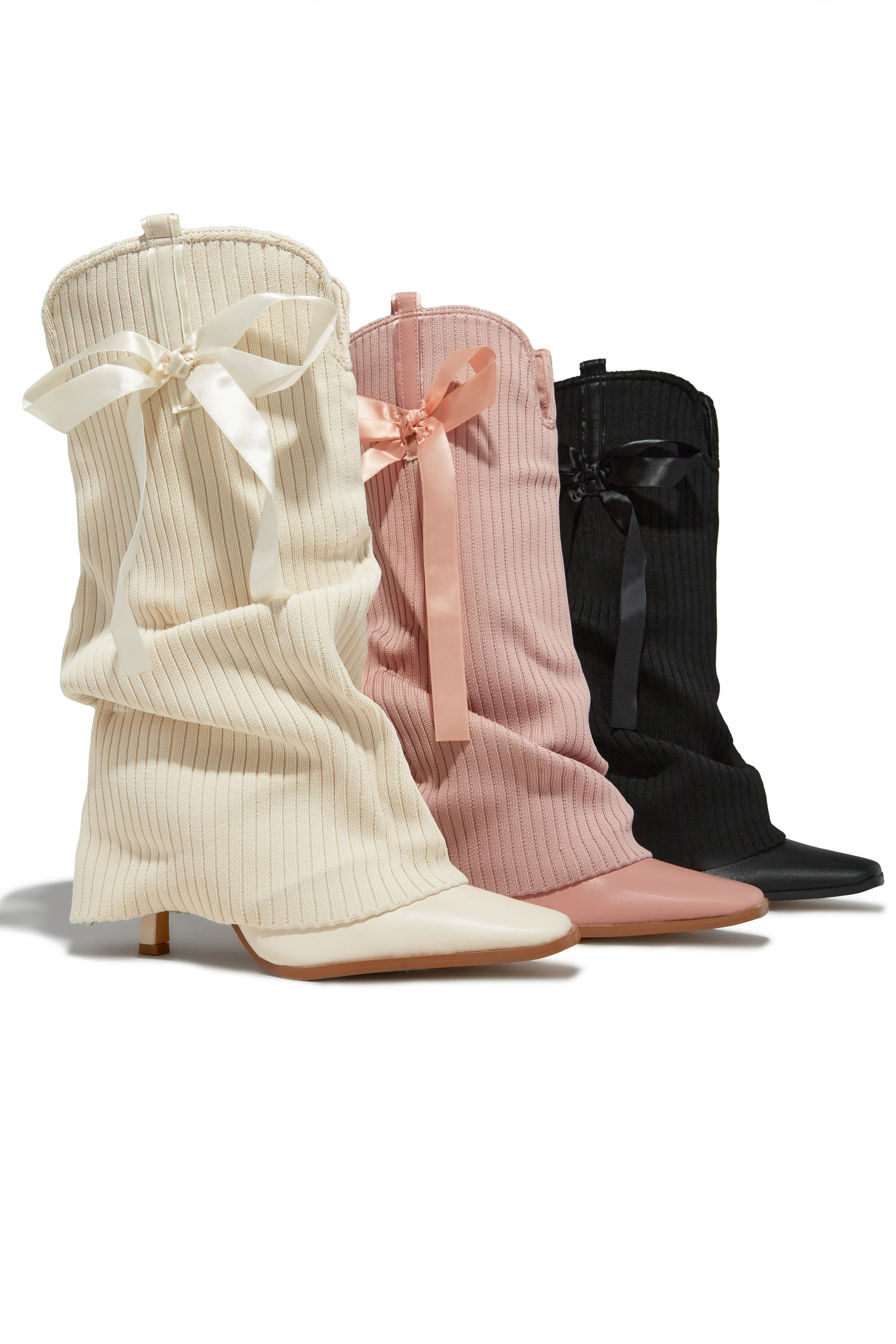 Annalee Below The Knee Slouch Boots - Black