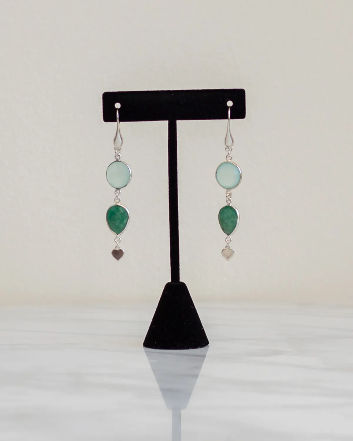 Aquamarine Tear Drop Earrings