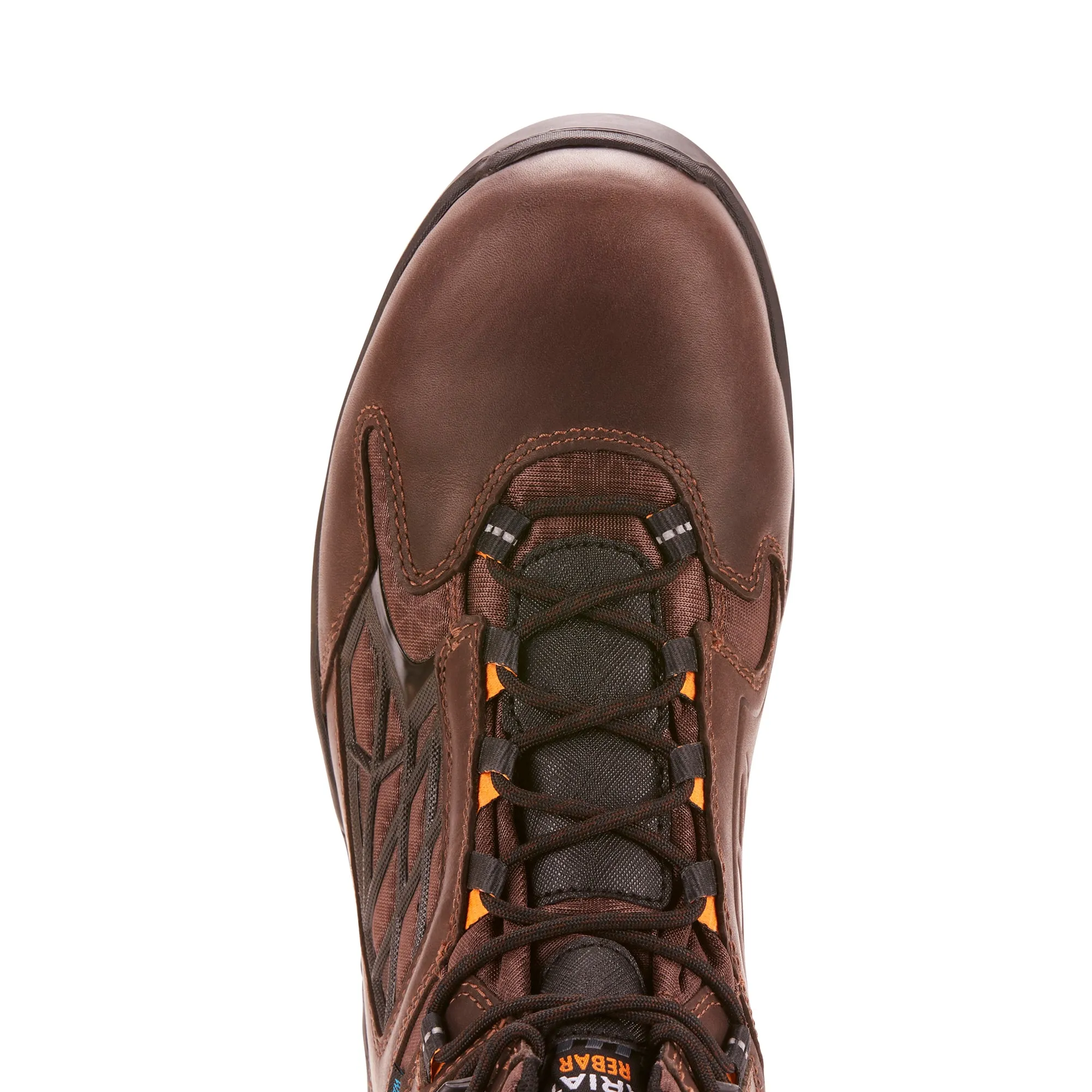 Ariat Men's Rebar Flex 6" H2O Dark Brown Composite Toe Work Boots 10025006