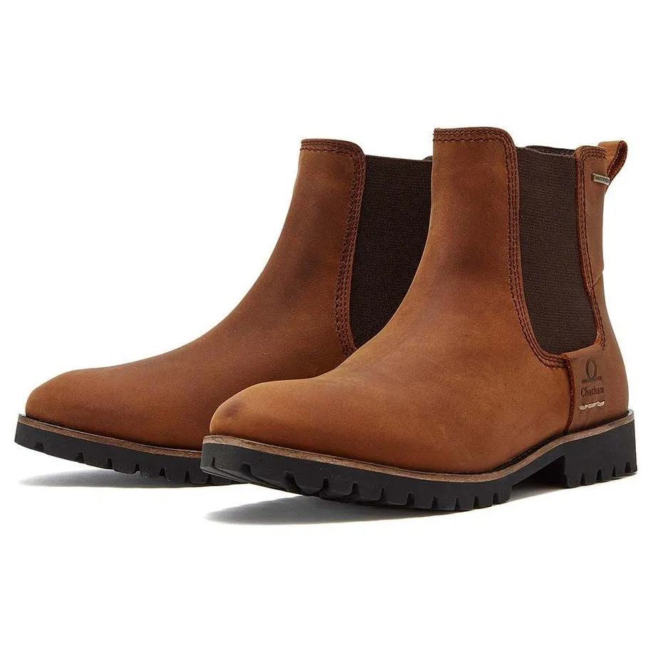 CHATHAM Ladies Olympia Chelsea Boots - Walnut