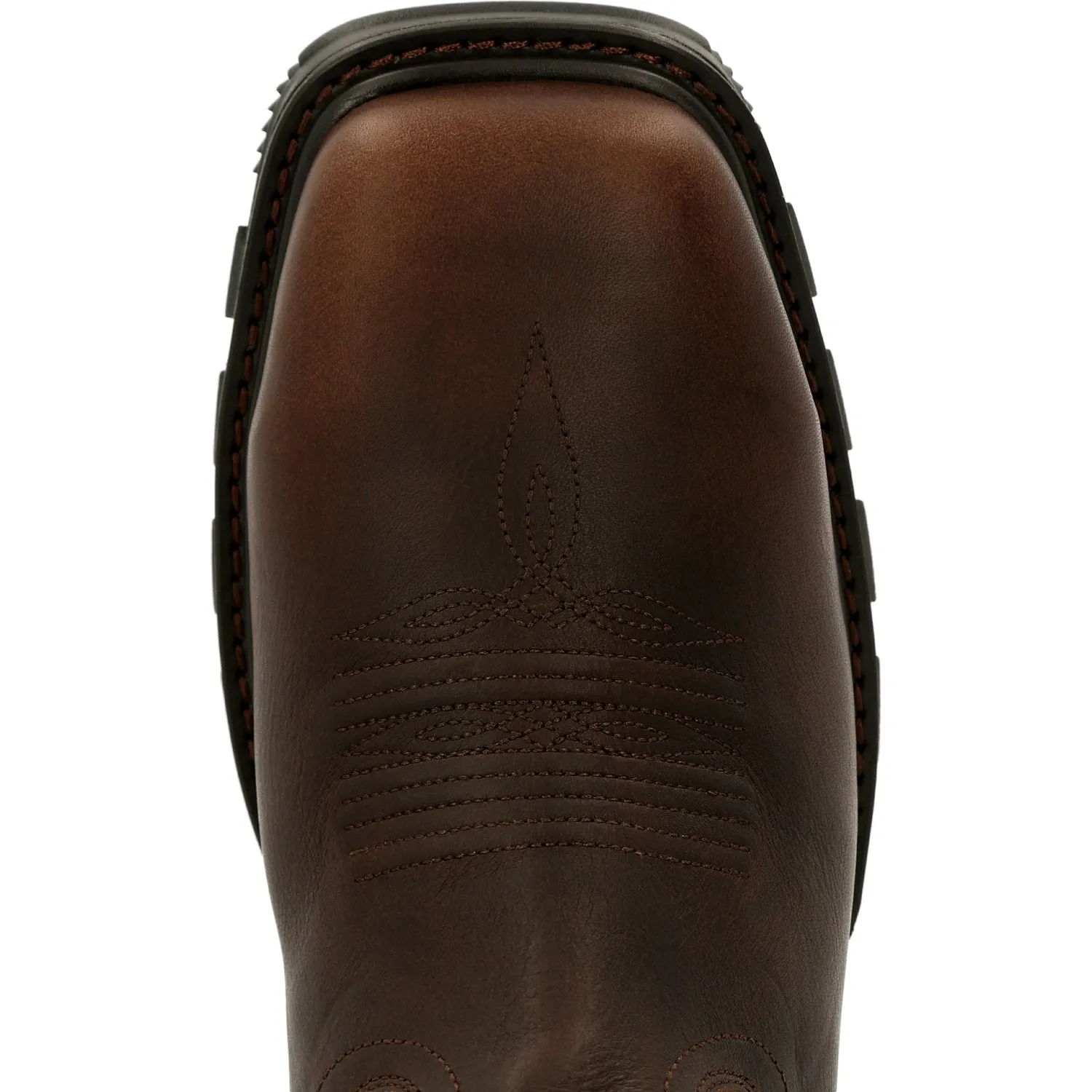 Durango Mens Maverick XP CT WP Chocolate/White Leather Work Boots