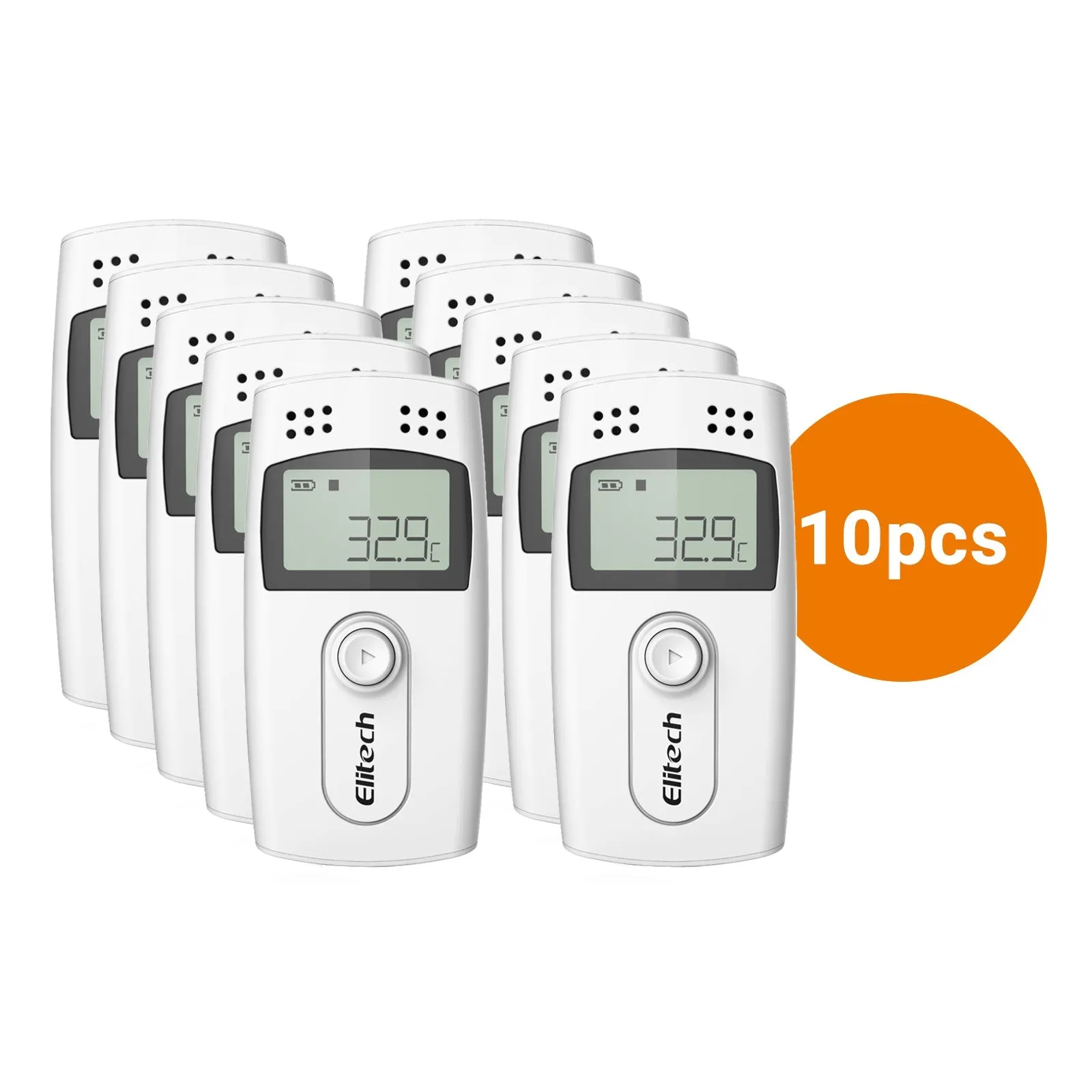 Elitech RC-4 Temperature Data Logger with External Temp Sensor Audio Alarm