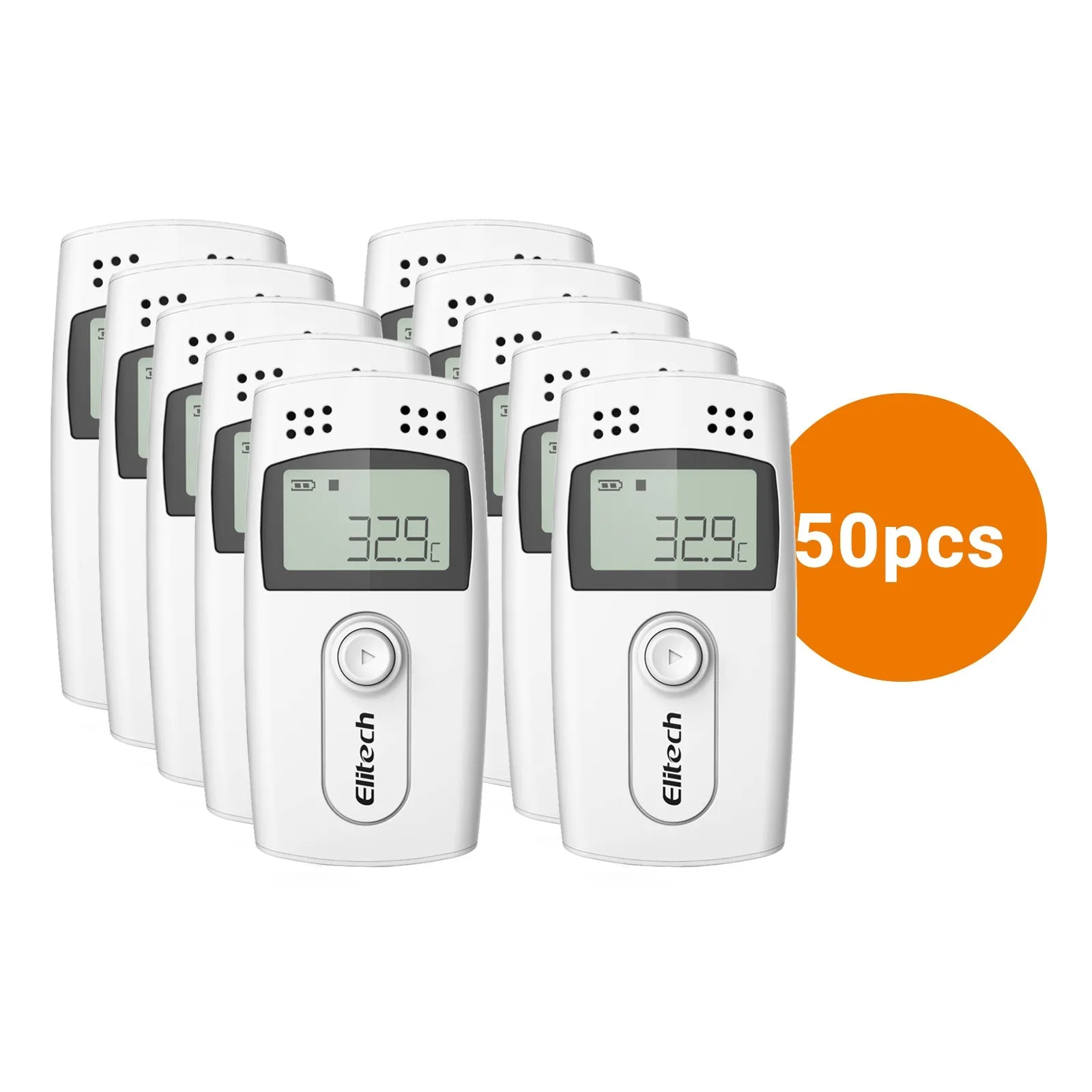 Elitech RC-4 Temperature Data Logger with External Temp Sensor Audio Alarm