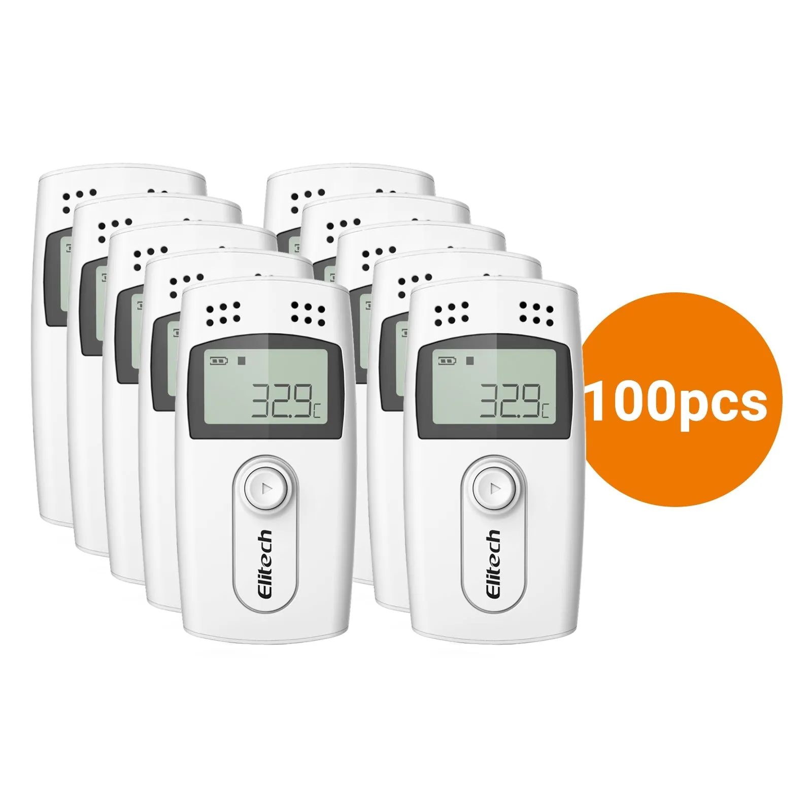 Elitech RC-4 Temperature Data Logger with External Temp Sensor Audio Alarm