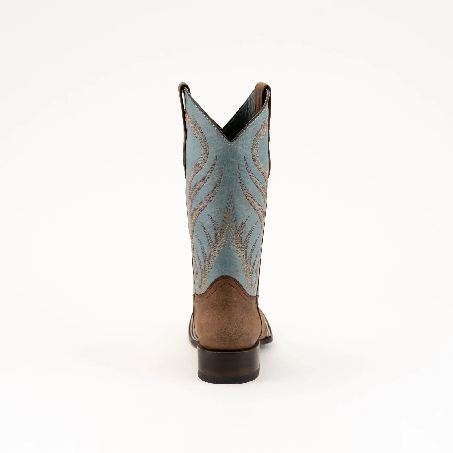 Ferrini Mens Brown Leather Jackson S-Toe Cowboy Boots