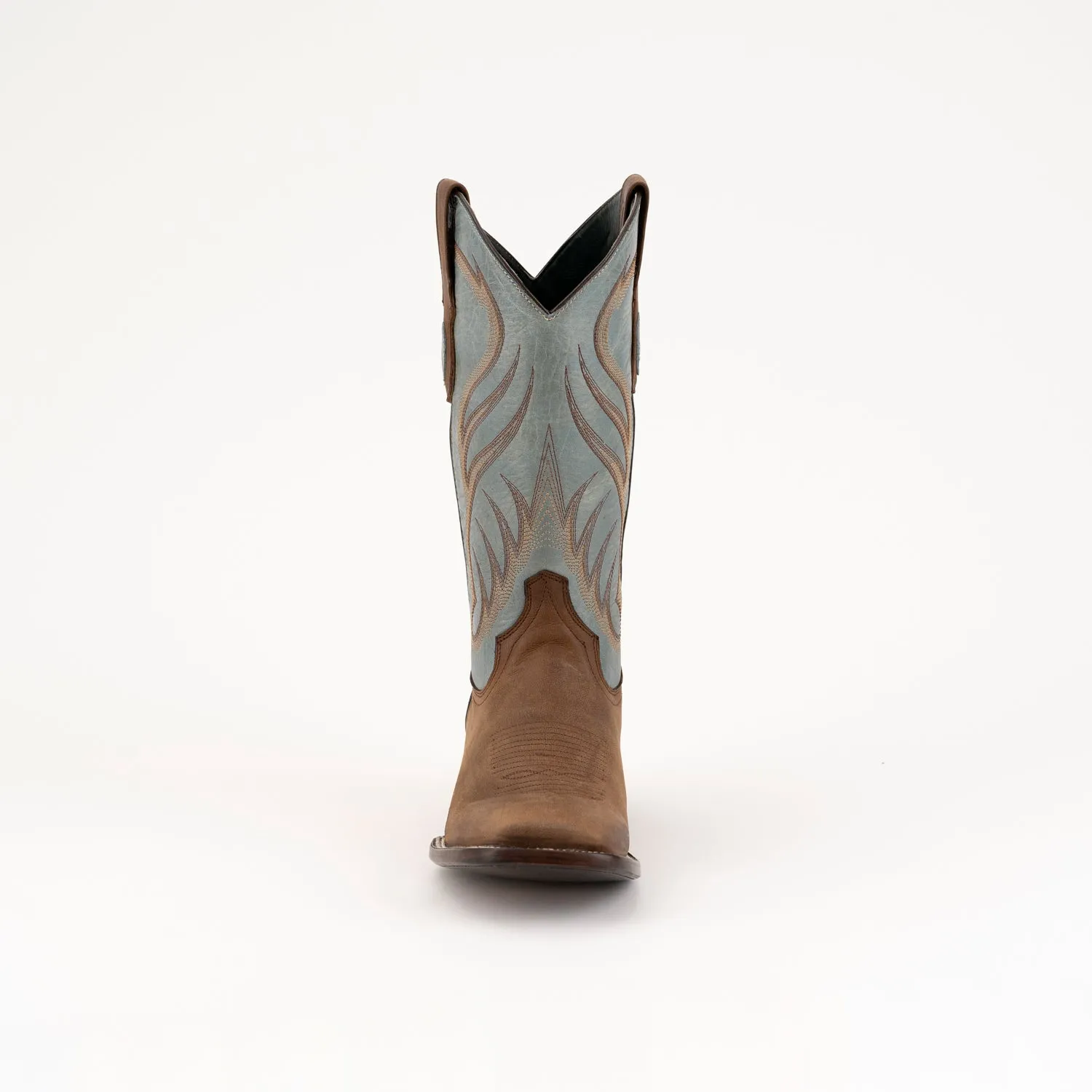 Ferrini Mens Brown Leather Jackson S-Toe Cowboy Boots