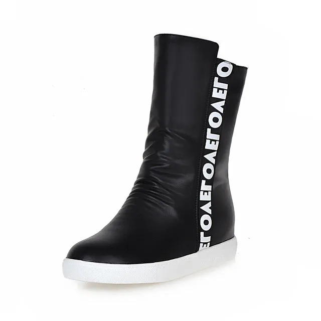 Height Increasing Winter Snow Boots