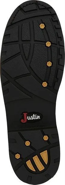 Justin Brown Drywall Round Toe Work Boots for Men