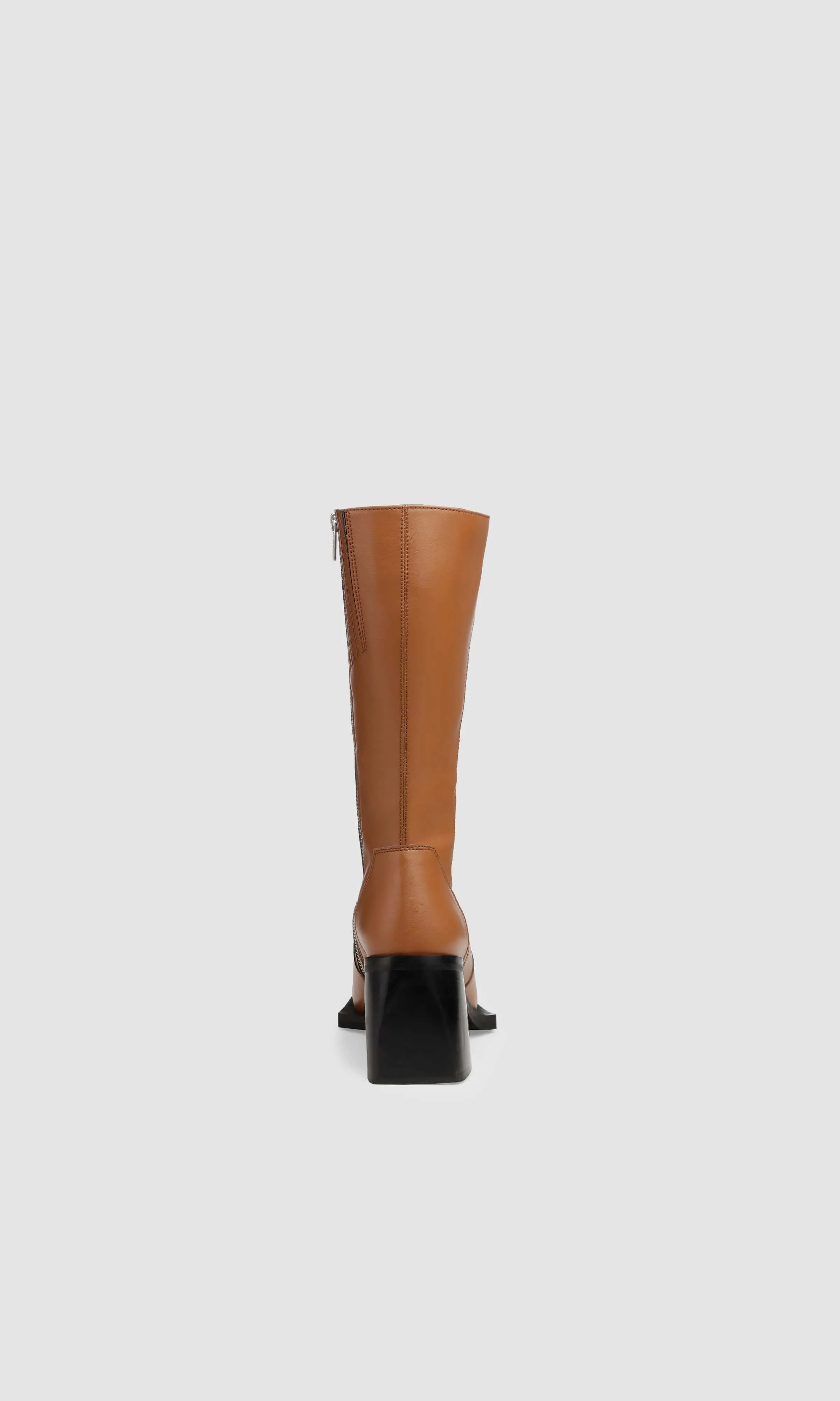 Karel X Vegan Apple Leather Calf Boots | Ginger