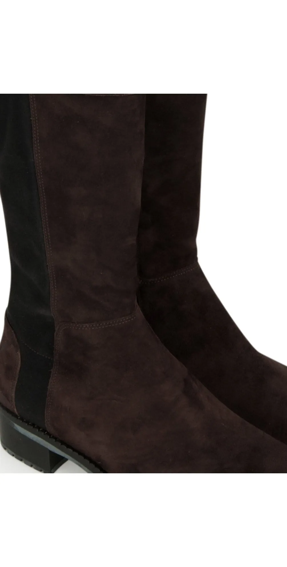 Kennel & Schmenger Blues Long Flat Boots in Mocca Suede 81-24160-502 SS