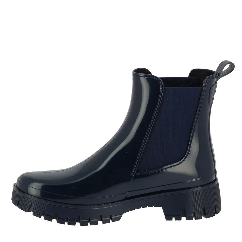 Lemon Jelly Peachy Navy Ankle Gum Boot