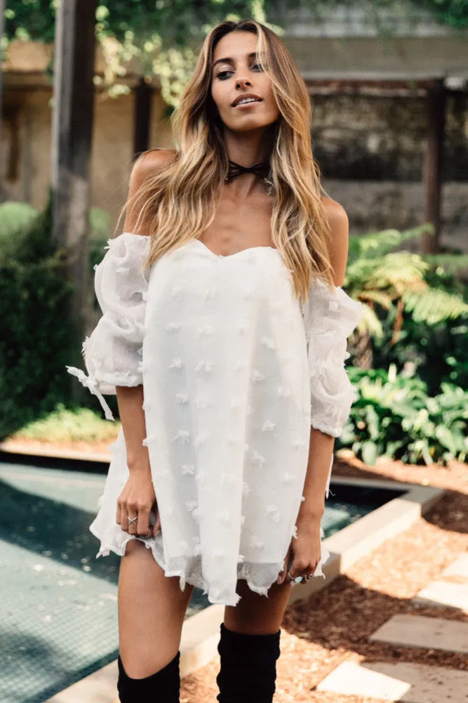 Lost In Rome Dress White