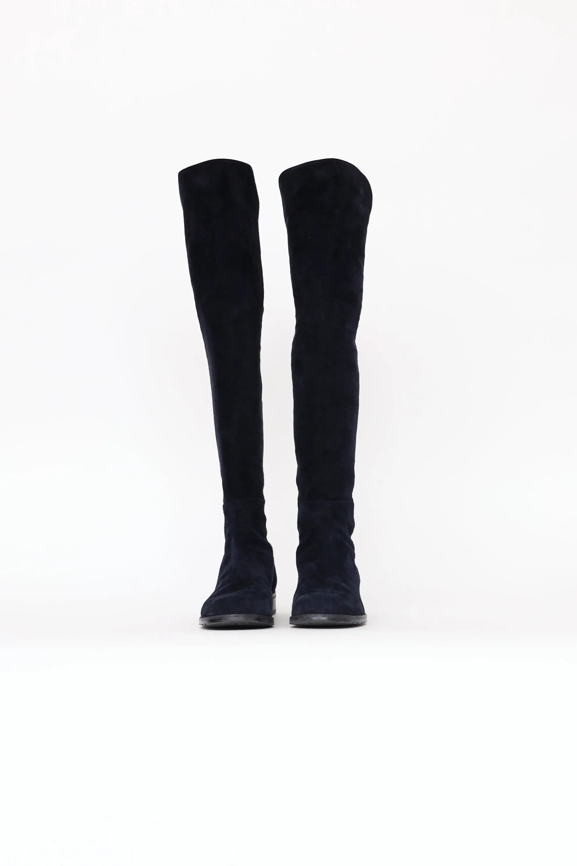 Navy Suede 5050 Boots