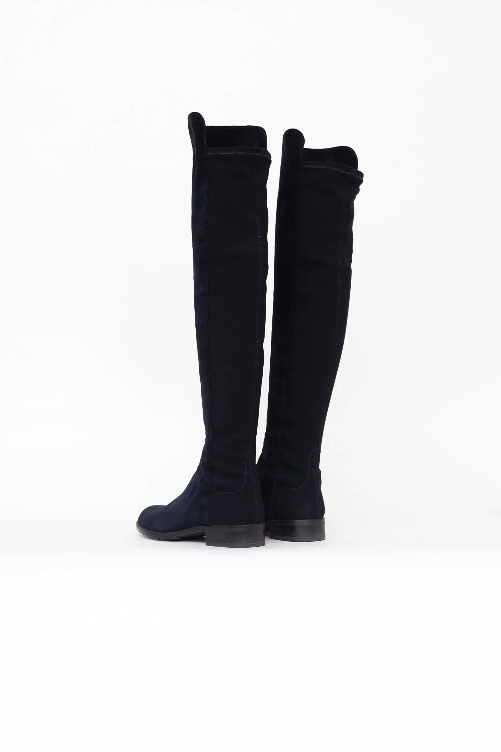 Navy Suede 5050 Boots