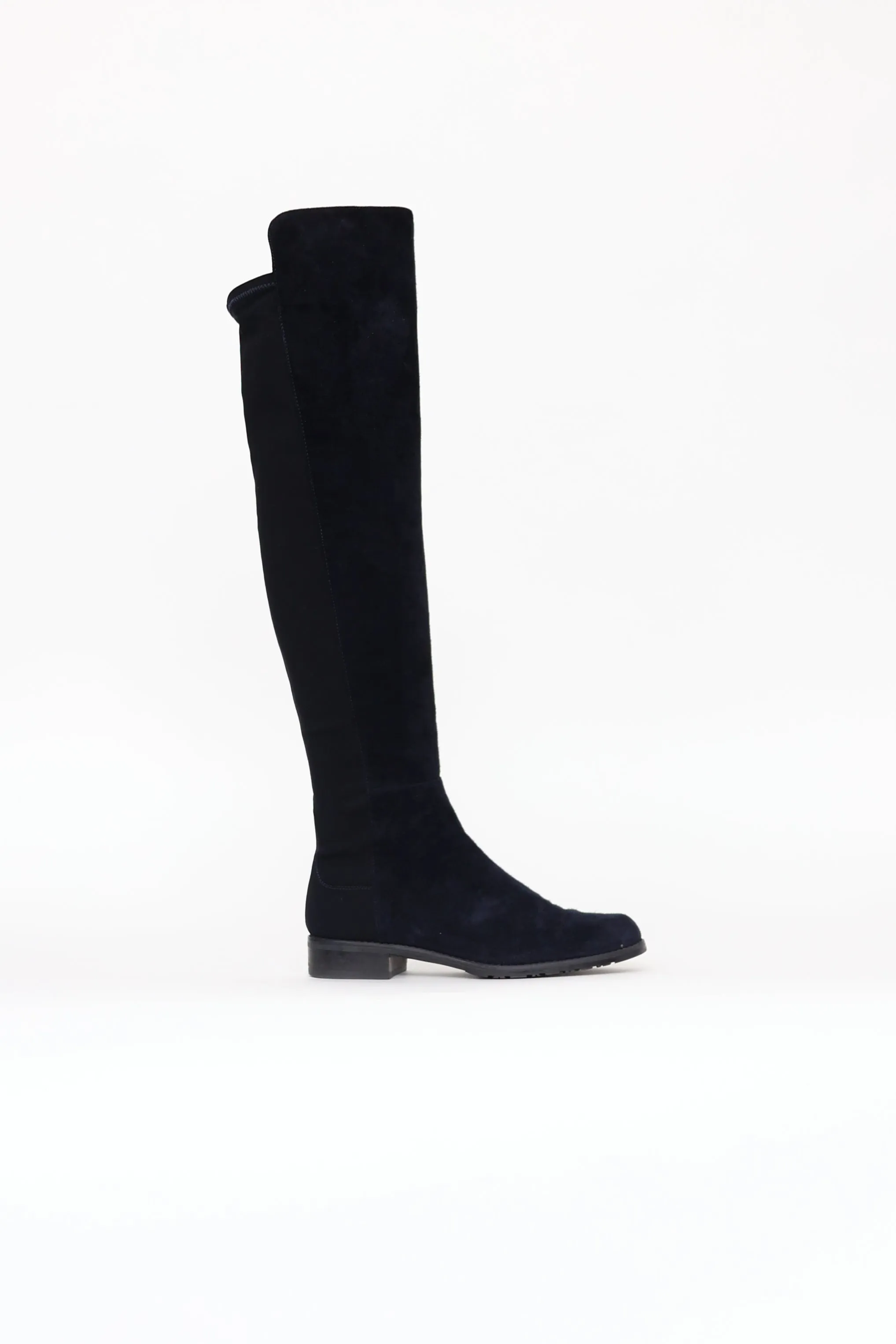 Navy Suede 5050 Boots