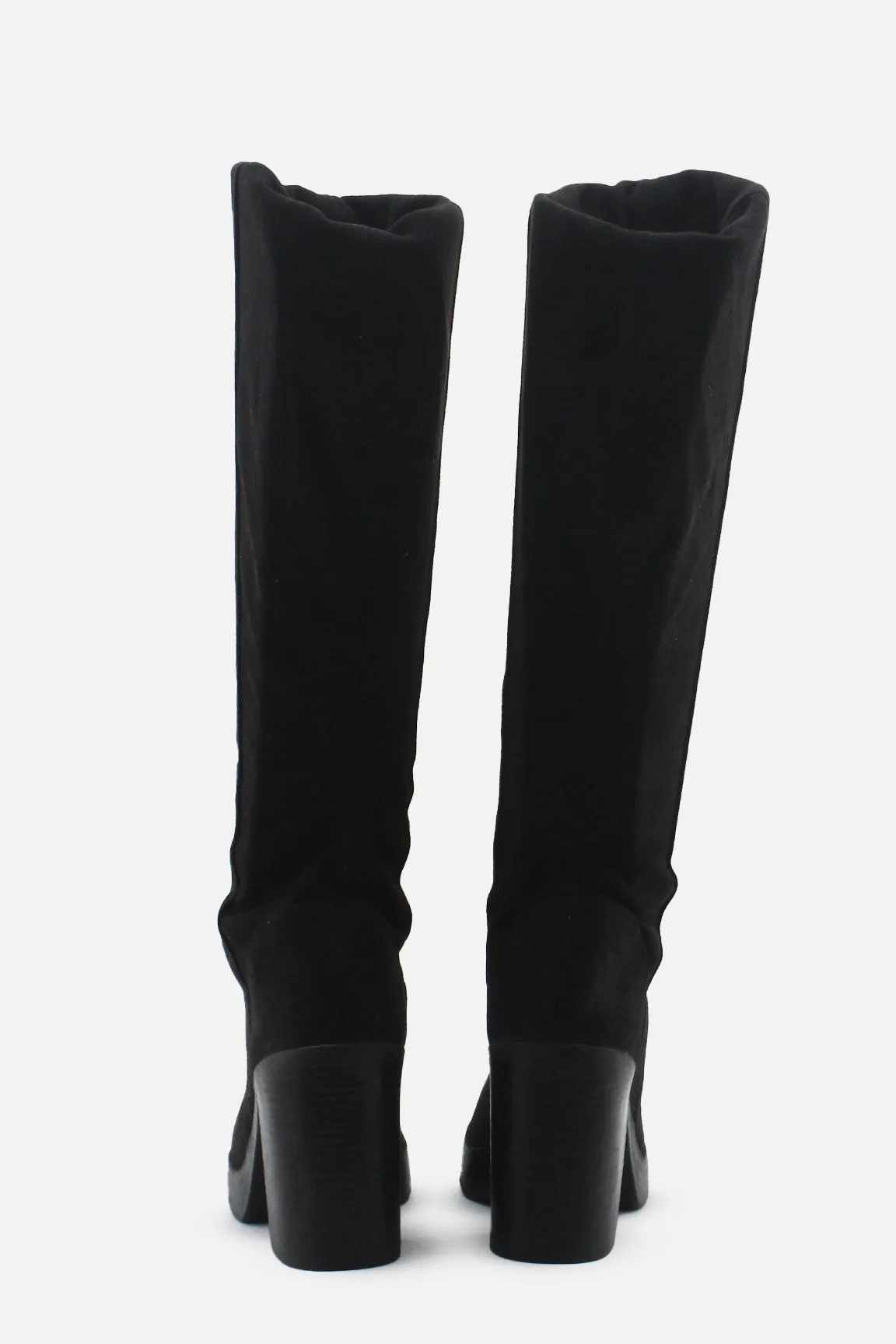 New Look Block Over The Knee Boots | Suede
