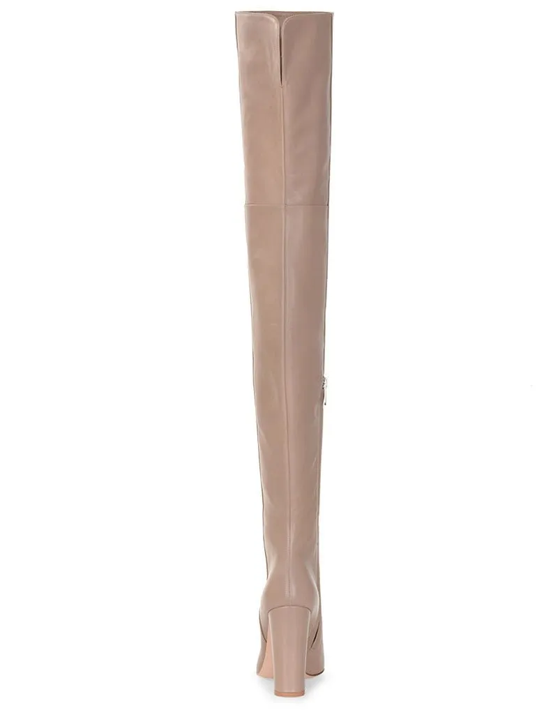 Pre Order:  Side Zip Over-the-Knee Boots