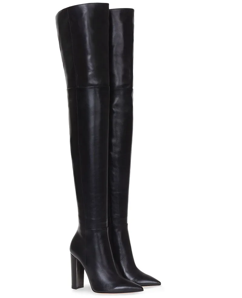 Pre Order:  Side Zip Over-the-Knee Boots