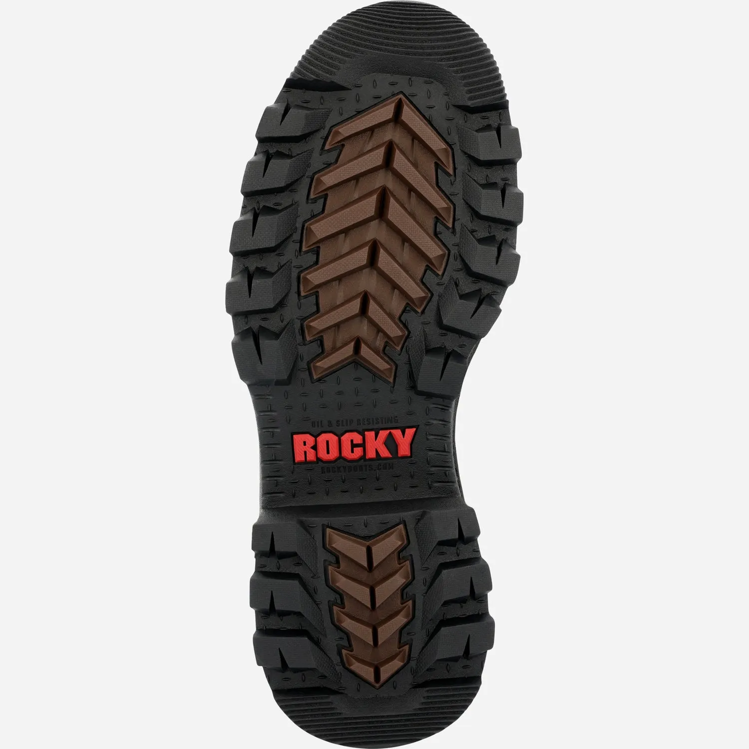 Rocky Mens Rams Horn Logger Insulated Crazy Horse Leather Work Boots