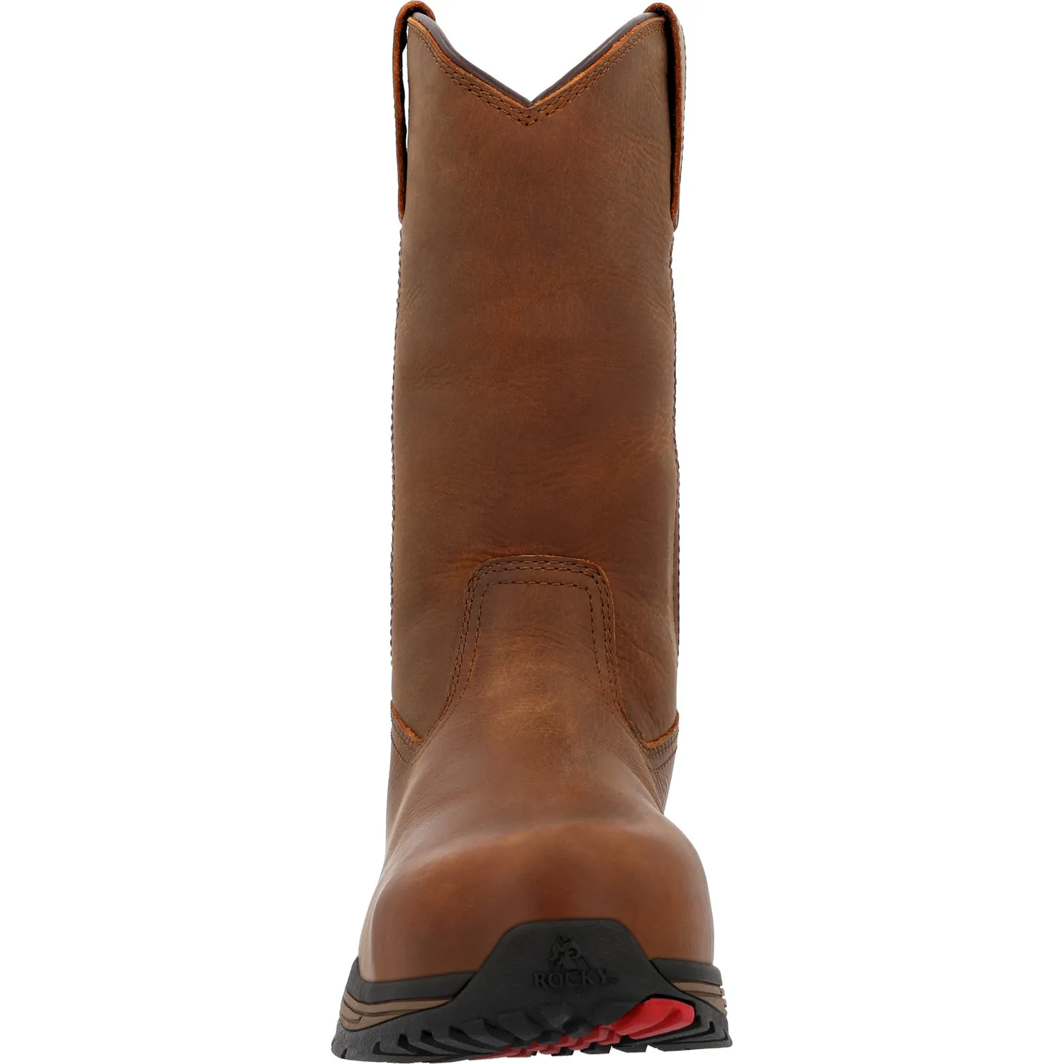 Rocky Mens Treadflex 11in WP CT Crazy Horse Leather Work Boots