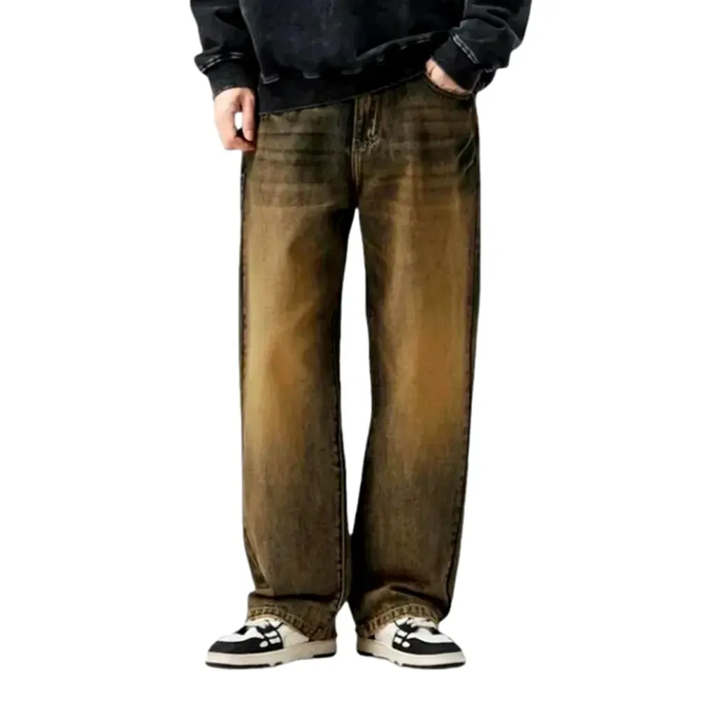 Slouchy fit jeans for men