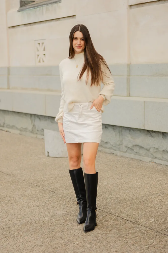 Tess Gold Pin long boot STANDARD