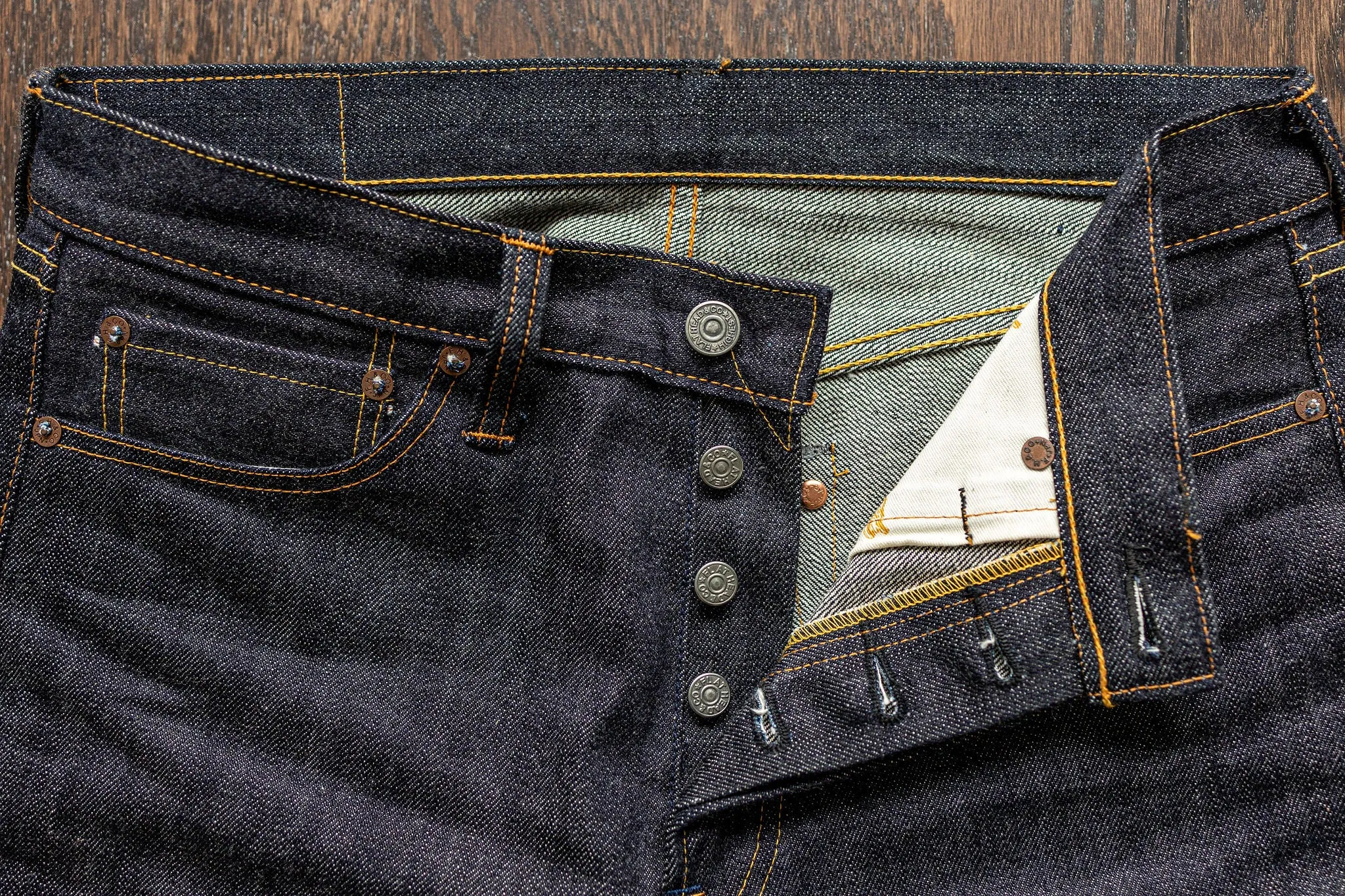 The Flat Head 3005 Straight - 14.5oz Selvedge Denim (Unsanforized)