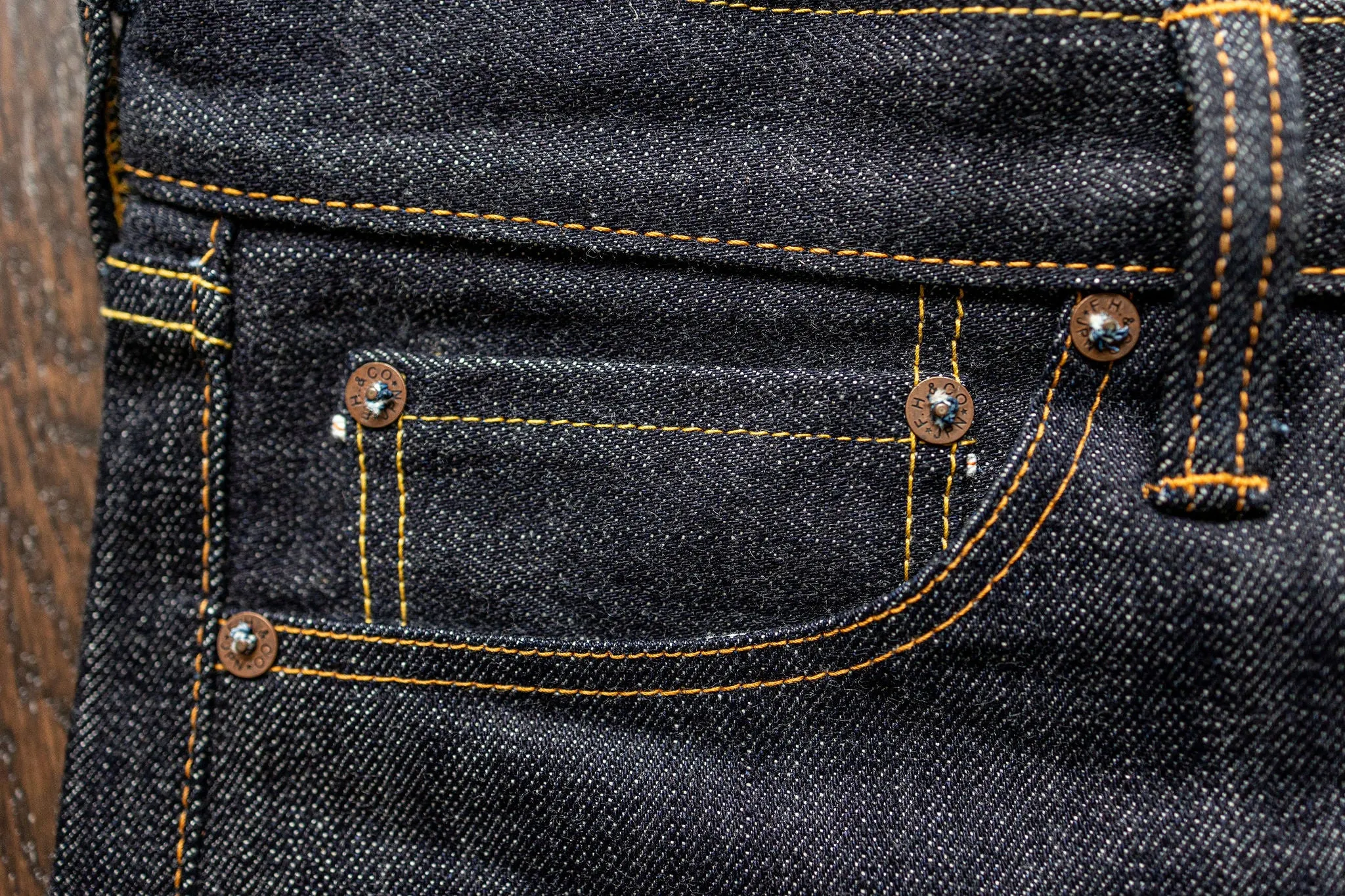 The Flat Head 3005 Straight - 14.5oz Selvedge Denim (Unsanforized)
