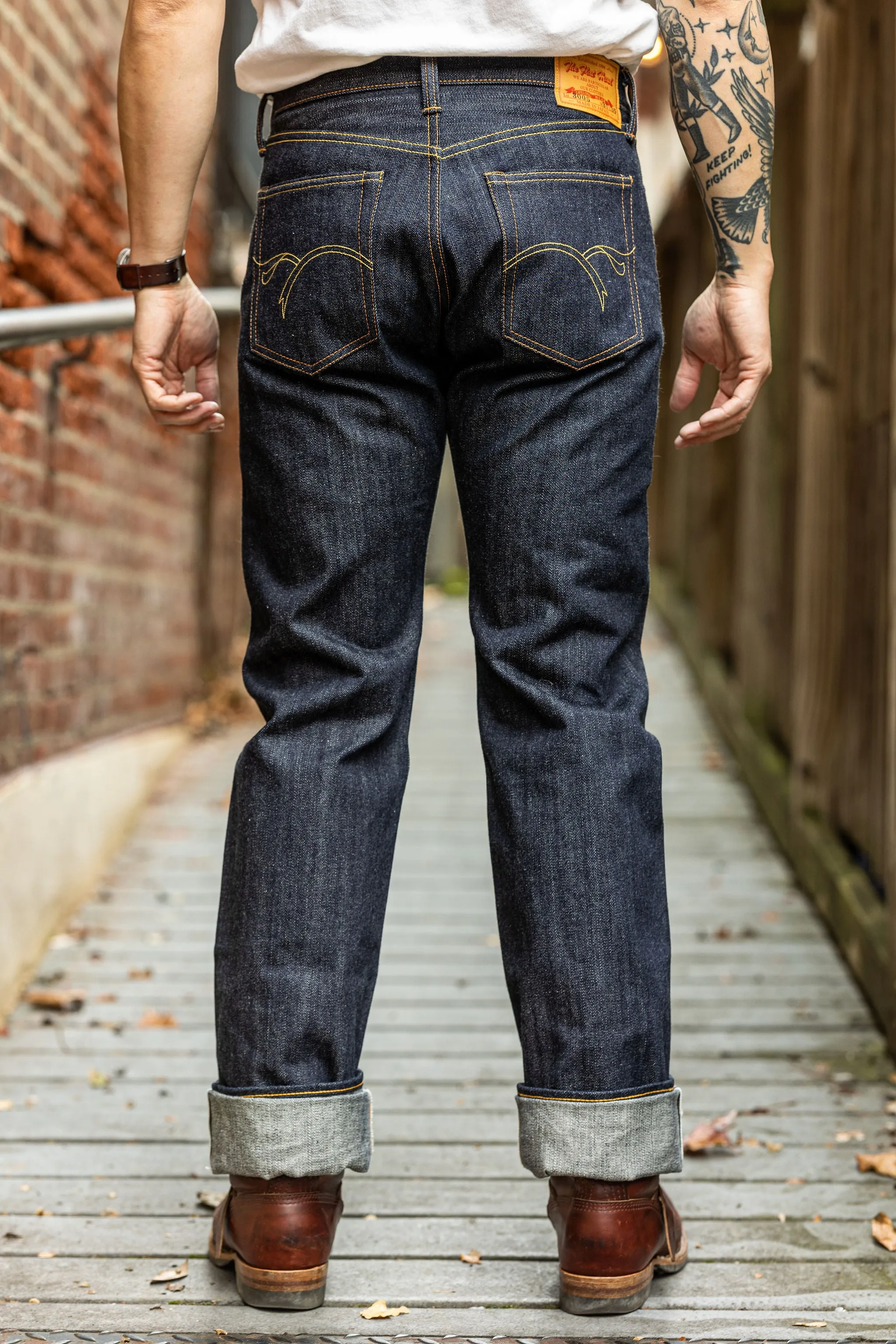 The Flat Head 3005 Straight - 14.5oz Selvedge Denim (Unsanforized)