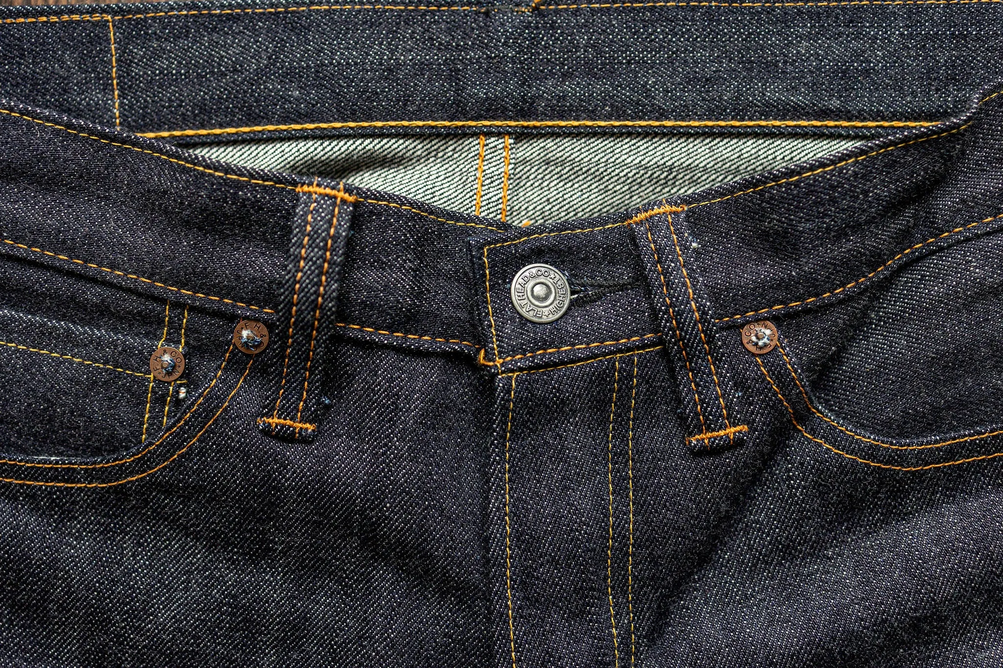 The Flat Head 3005 Straight - 14.5oz Selvedge Denim (Unsanforized)