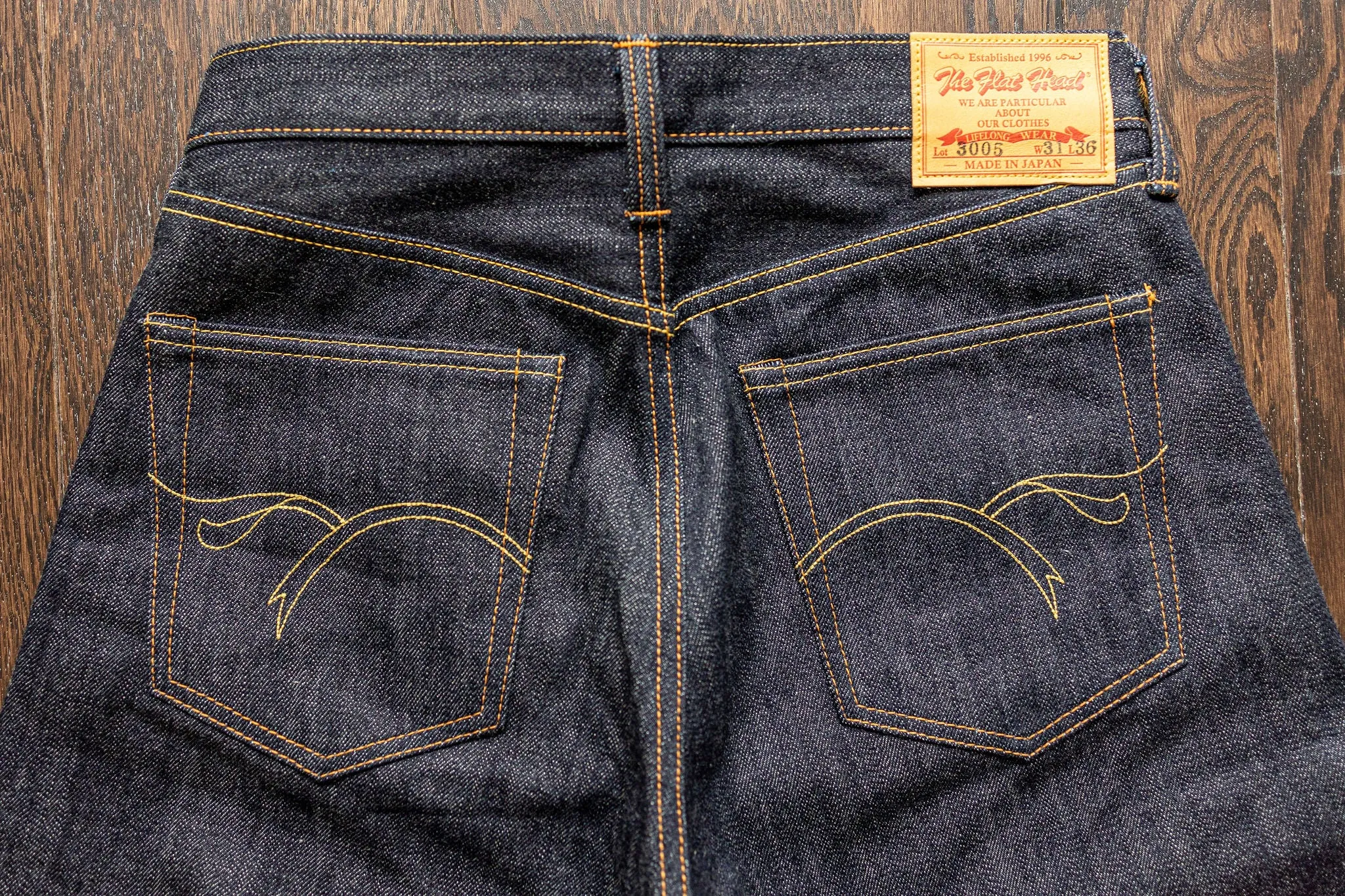 The Flat Head 3005 Straight - 14.5oz Selvedge Denim (Unsanforized)