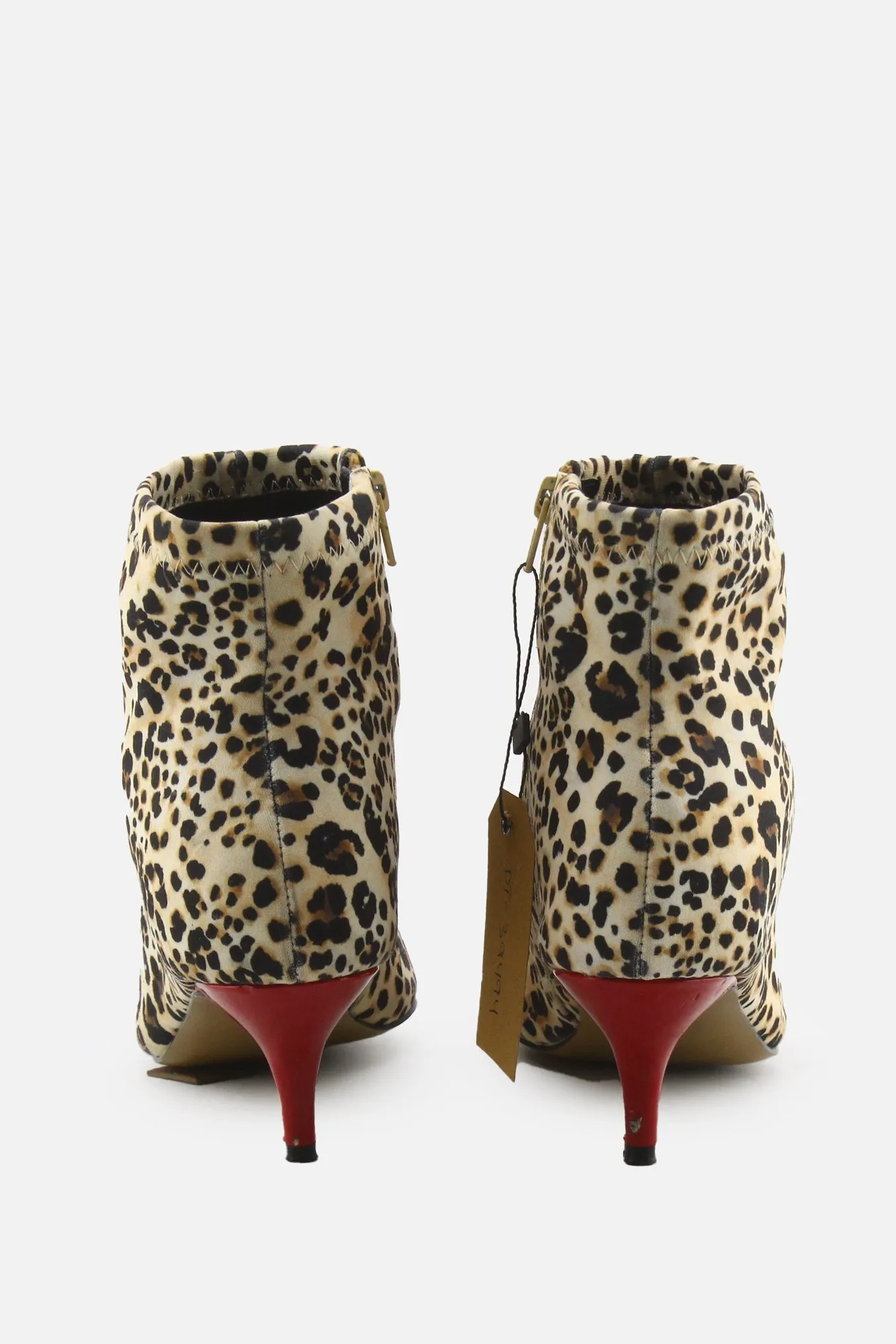 Verona Zipper Kitten Ankle Boots | Suede