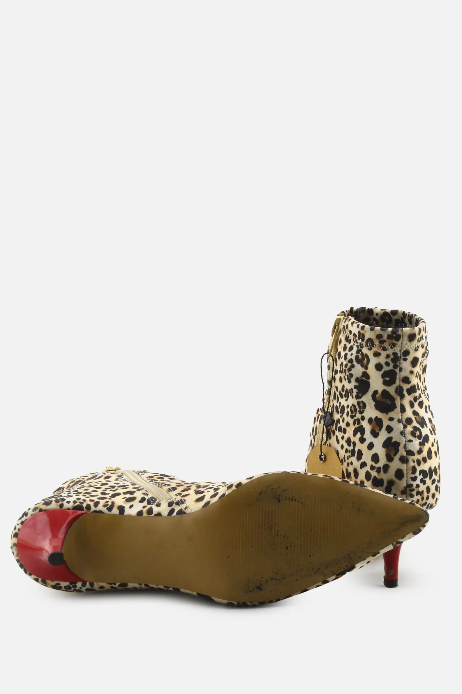 Verona Zipper Kitten Ankle Boots | Suede