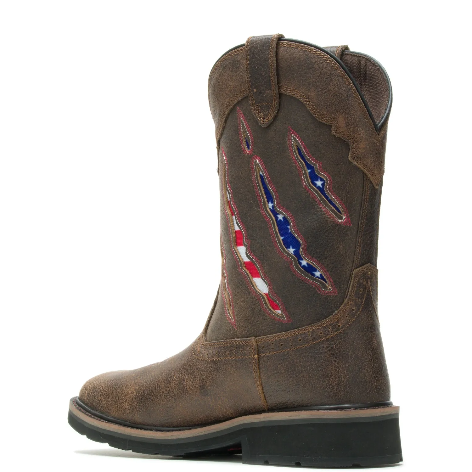 Wolverine Mens Brown Leather Work Boots Rancher Claw