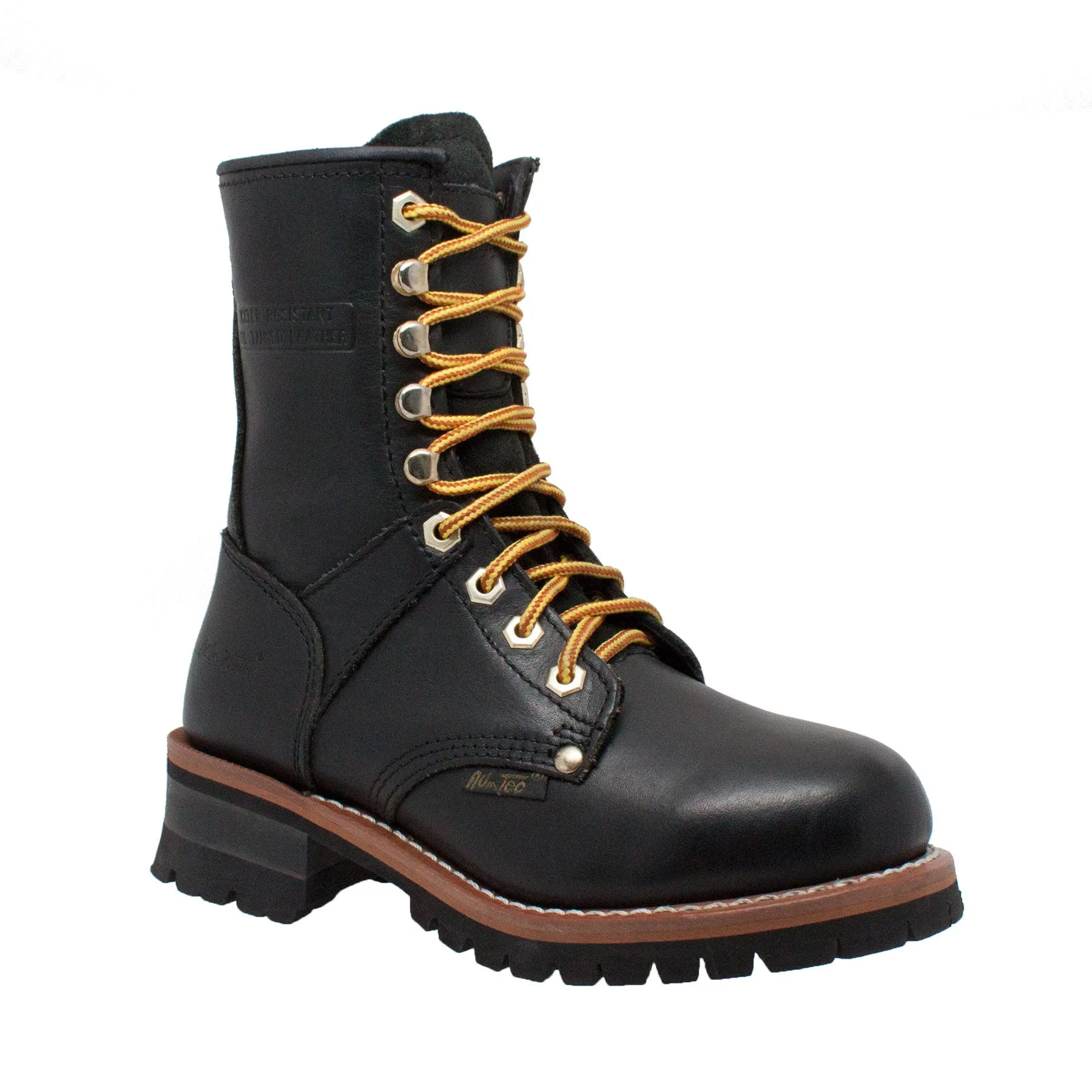 Women's 9" Logger Black - 2439