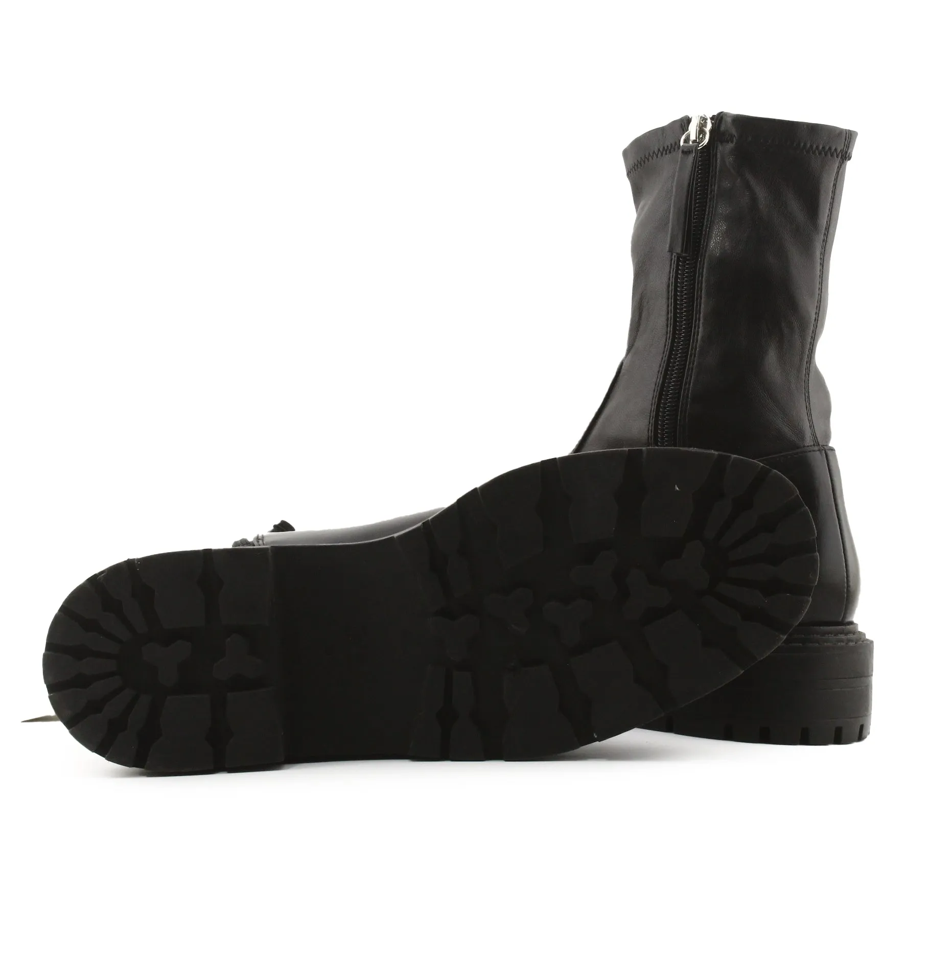 Zara Zipper Ankle Boots | 100% Authentic Leather