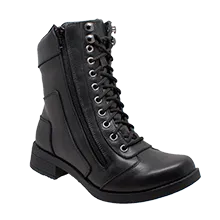 Zipper Biker Boot